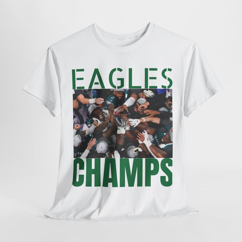 Philadelphia Eagles Чемпионы Супербоула Фанаты НФЛ Унисекс Хлопковая футболка Унисекс Футболка XL