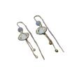 Niche Fashion Design Sense, One Leaf Gets Rich, Ginkgo Biloba Anti-loss Earphones, Advanced Sense Shows Face, Thin and Long Fringed Earrings