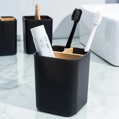 Porte-brosse à dents électrique pour salle de bain, support de brosse à dents et dentifrice, boîte de rangement en plastique, accessoires de salle de bain