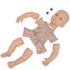 DIY Doll Parts Vinyl Reborn Doll Kit Unpainted Baby Doll Toy Accessories 22inch