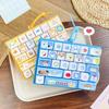 26 Grid Keyboard Fidget Clicker Keychain Antistress Keycap Toy Portable Bag Charm for Outdoor Camping Time Killing