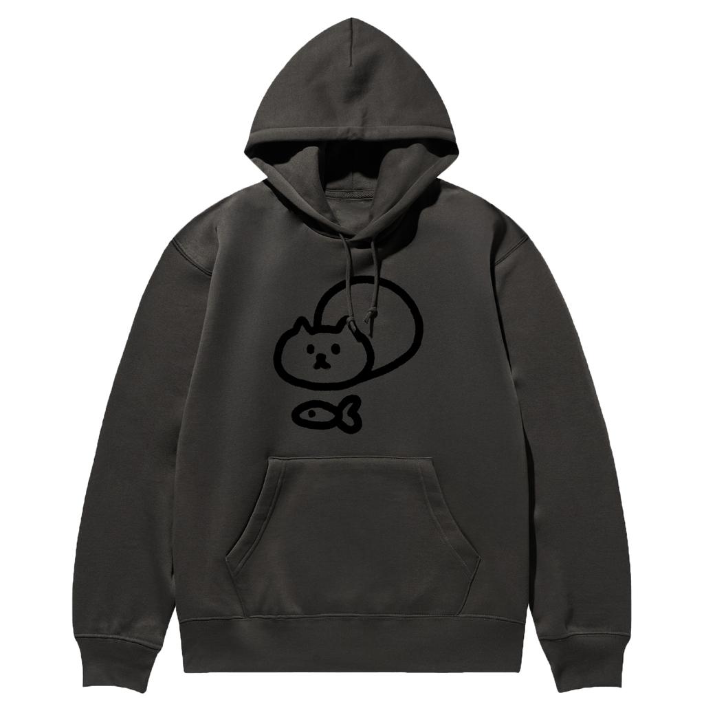 AWESOMEUS Cat And Fish Hoodie_4 Color (A Type)