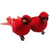 10Pcs Artificial Red Christmas Lucky Birds DIY Xmas Tree Pendant Decoration Gift