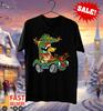 Hong Kong Phooey Xmas Car Christmas T-Shirt Black Unisex S-2XL