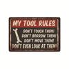 2024 American-Style Industrial Auto Repair Tin Sign - Frameless Decorative Wall Art