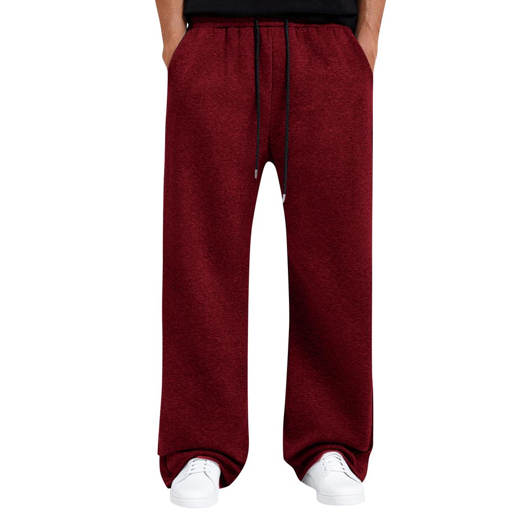 Men's Baggy Sweatpants Wide Leg Sweat Pants With Pockets