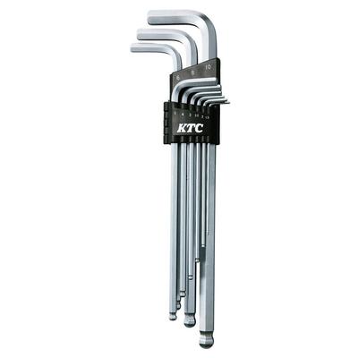 Kyoto Machinery Tools Ball Point L Type Long Hex Wrench Set HL259SP (KTC)