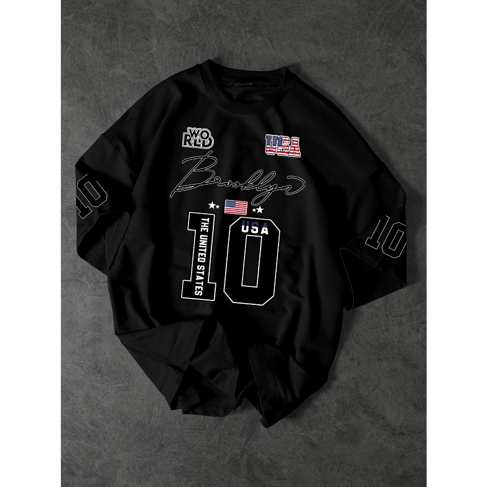 Men s T-shirt - Breathable, Lightweight, Casual, Sports Theme, Digital Printed Street Wear, Men s T-shirt XS