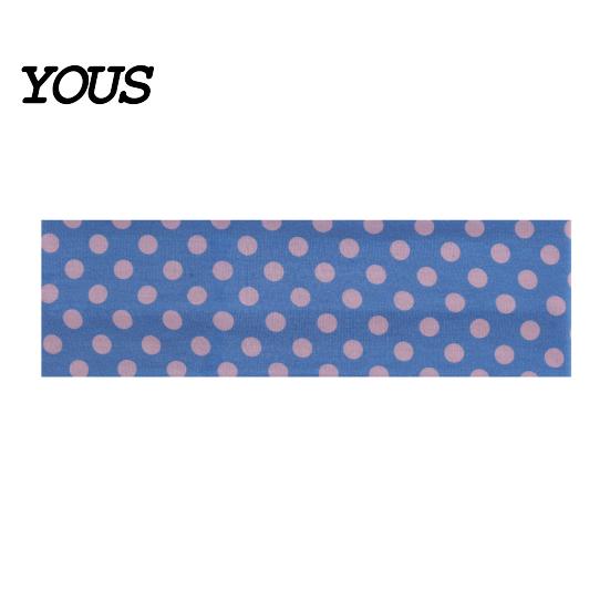 Sweat Absorbing Yoga Headband Retro Polka Dot Headbands for Women, Elastic Soft Hair Bands, Breathable Fitness Cute Stretchy Warp Accessories Workout