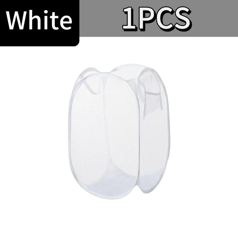 

Horizontal Foldable Laundry Basket Mesh Cloth Breathable Laundry Hamper Home Accessories Large Capacity Storage Baskets