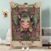 M-Melanie Martinez New Music Album Throw Lightweight 240G Flannel Blanket Soft Skin-Friendly For Summer Cooling
