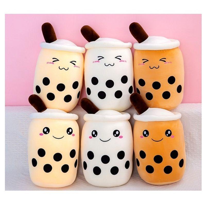 Tea Bubble 24355070cm Boba Cup Soft Stuffed Plush Pillow Cushion Kawaii Cute