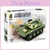 Plastic Building Block Tank Toy For Kids With Diy Assembly Educational Gift For Boys