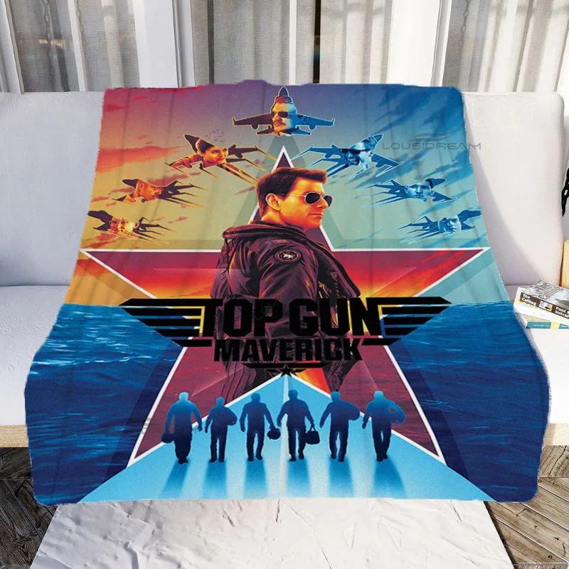 Fighter Aircraft Top Gun Patterns Blanket Fashion Flannel Blanket Cosy Lazy Couch Cover Blanket Super Soft Sheet Mattresses