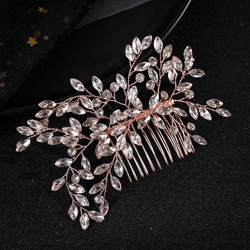 Luxus Kristall Haarkamm Clip Haarnadel Für Frauen Braut Strass Braut Hochzeit Haarschmuck Schmuck Kamm Clip Nadel Geschenk