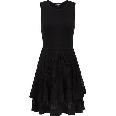 2025 Autumn Round Neck Sleeveless Layered A-line Dress