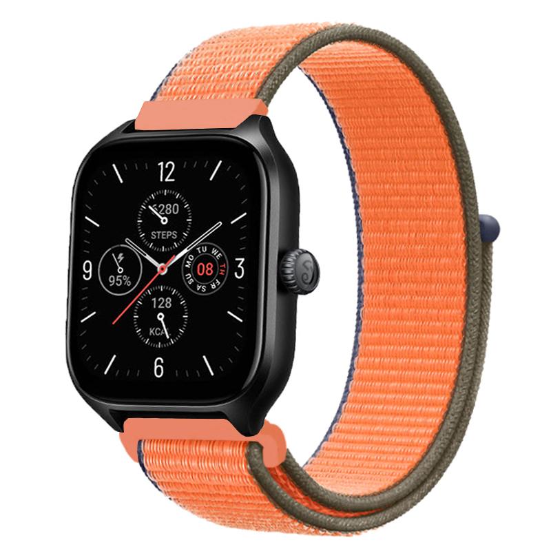 20mm 22mm Nylon Bandje voor Amazfit Balance 2 1/GTR 4 3 Pro 47mm/Bip 6 5 Sport Horlogeband Correa voor Amazfit Active 2/GTS 4 3 Riem