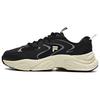 Conch Dx Round Toe Lace-Up Durable Comfortable Low-Top Casual Shoes Men Sneaker Black T12M311111FBA