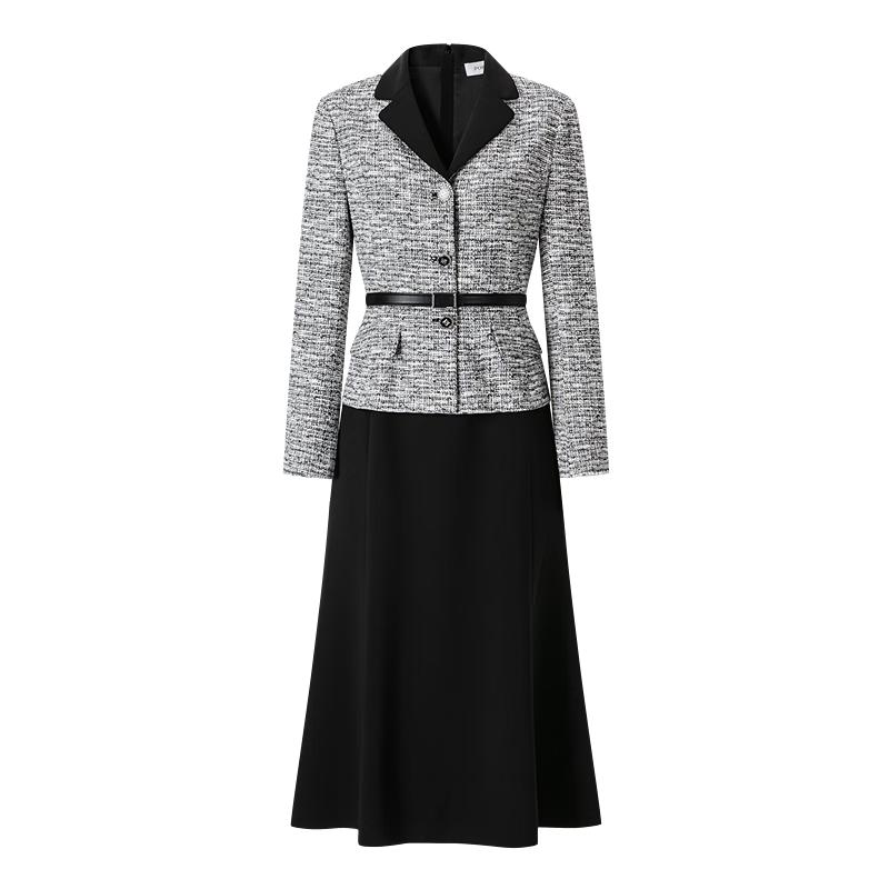 

PORTS Women s Color-Block Waist-Cinching Two-in-One Dress XS