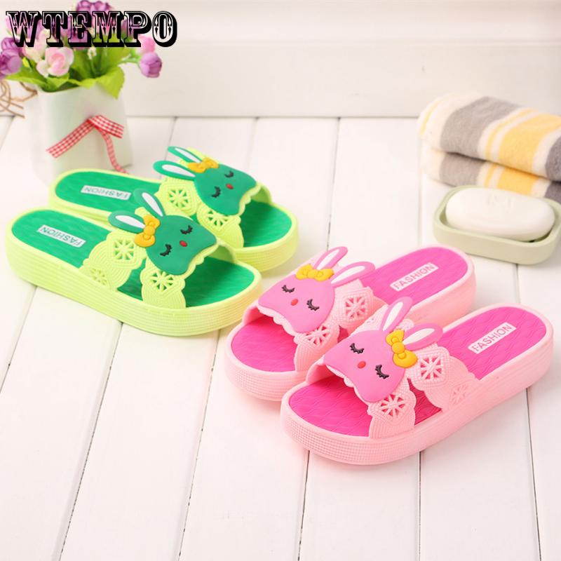 Unisex Slippers Women's Cute Slippers Summer New Cartoon Upper Home Bathroom Outdoor Slippers Non-slip Soft Bottom Thick Bottom Shoes