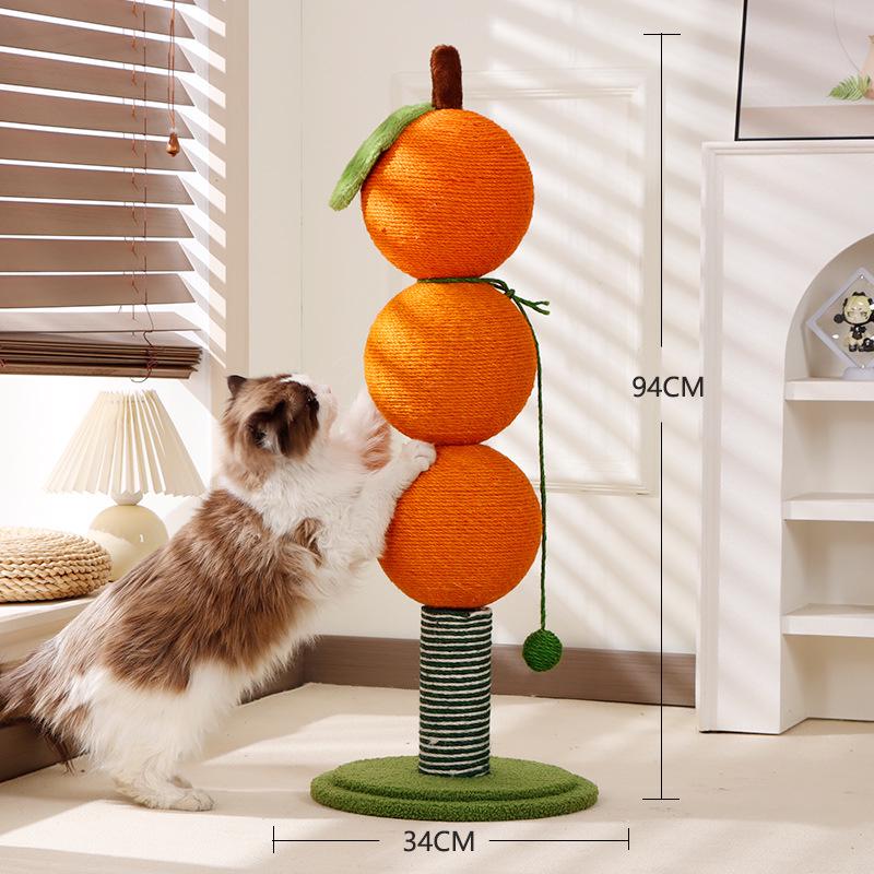 Compact Cross-Border Cat Climbing Frame: Large Cat Tree with Integrated Cat Nest, Space-Saving Design, Foreign Style