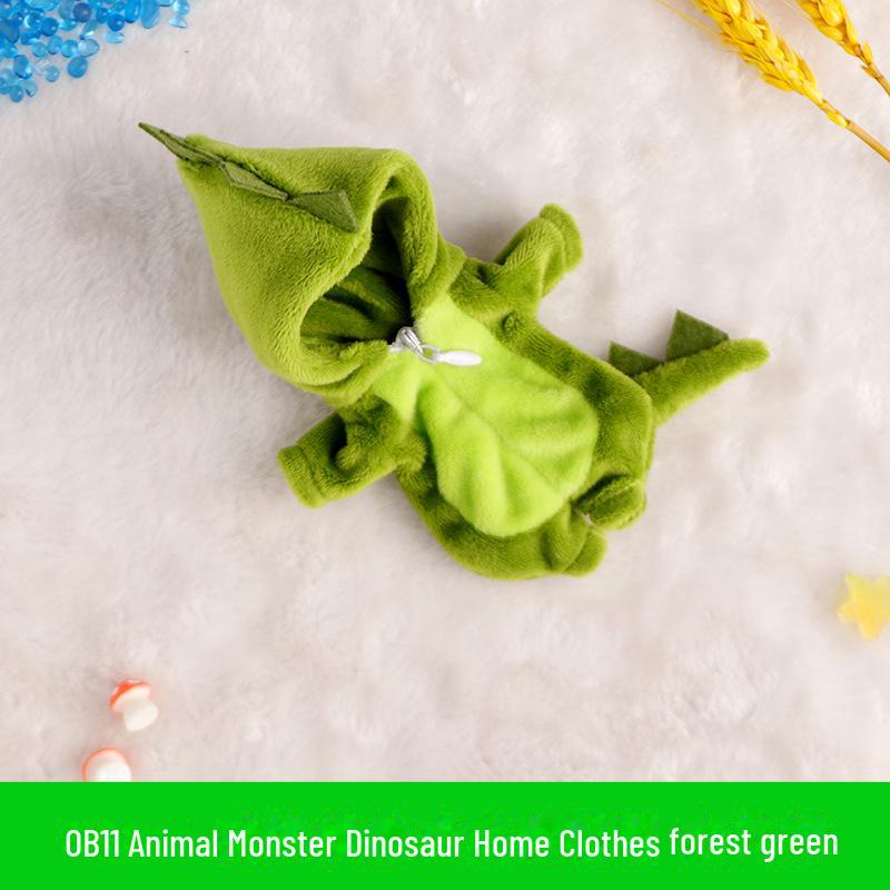 

Harle Anime OB11 Monster Dinosaur Doll Outfit 12 Points Body BJD Accessories GSC Spot зелёный