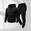 European Size Casual Fashion Unisex PARIS Lettered Print Hoodie and Drawstring Sports Set