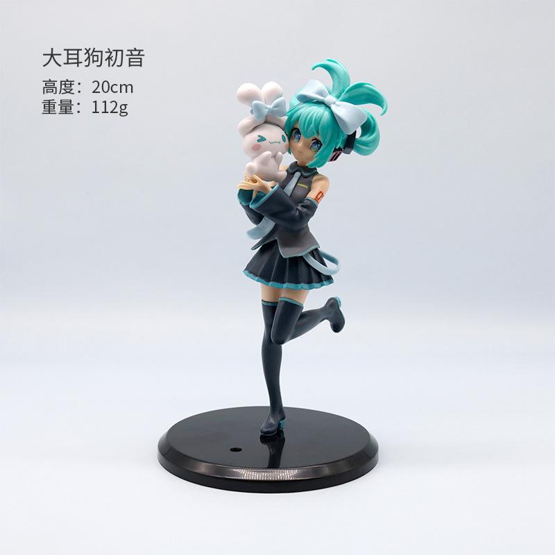 Cute Girl Hatsune Miku Anime Character Fashionable Suitable For Desktop Decoration Ornaments Doll Christmas Gift Pvc Collectible