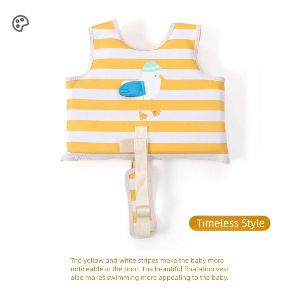 Striped Children's Buoyancy Vest Floats Swimming Life  Jacket Inflation-Free Swimming Vest  Child
