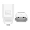 Flat Couplers 250V 2.5A Europlug Adapter For Lighting Fixture Small Appliance Double Insulated 2Pin European Device