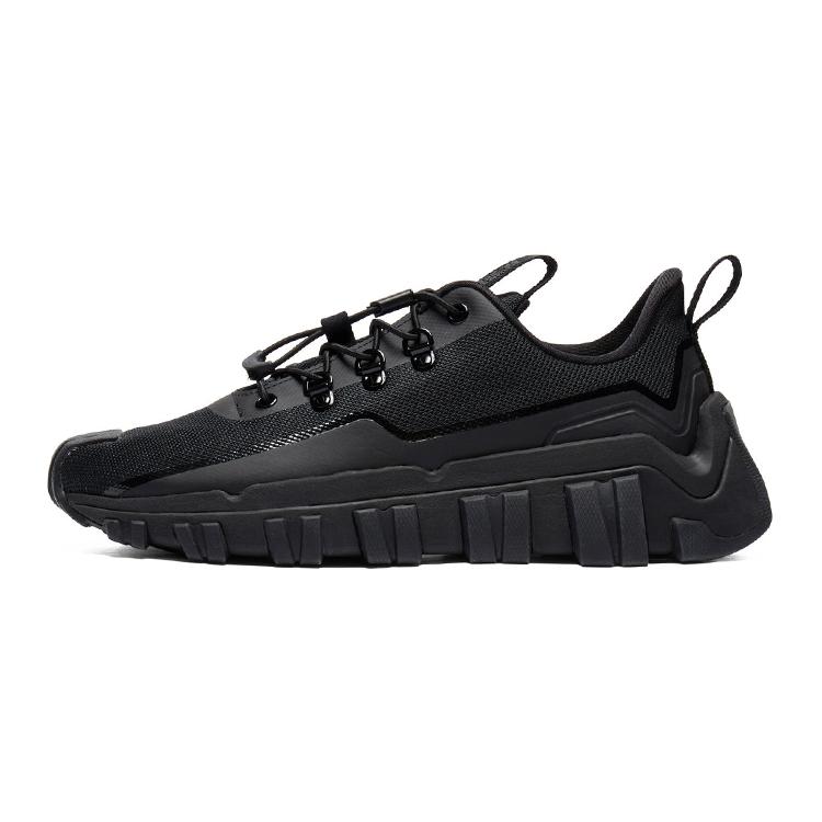 ONITSUKA TIGER Cresty Flek Versatile Comfortable Shock Absorbing Durable Low Top Lifestyle Casual Shoes Unisex Casual Shoes Black 1183C450-001