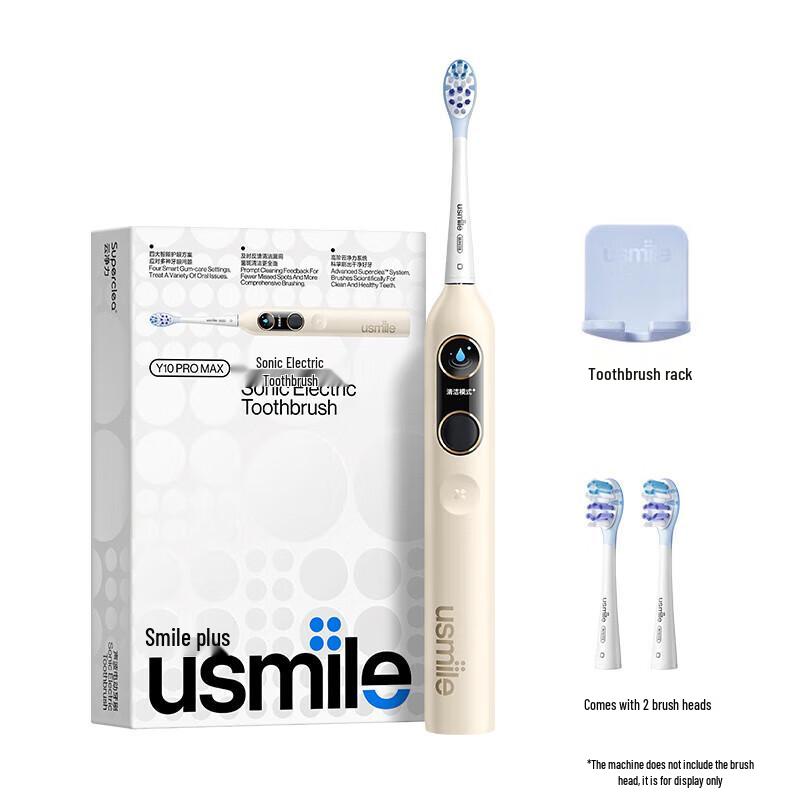

USMILE Y10 PRO MAX Sonic Electric Toothbrush (Warm Sun Gold)