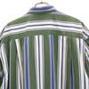 Nautica 90s Made In USA Old Striped Pattern Short Sleeve Button Down Shirt Men's Used