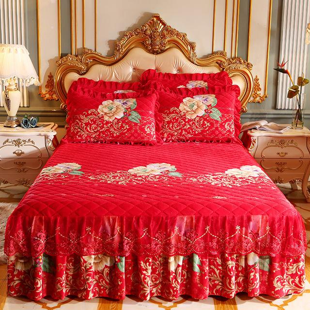 

Высокое качество, утепленное тонкое короткое плюшевое стеганое покрывало для кровати размера King Queen, теплое бархатное покрывало, не включая наволочку Only 2pcs Pillowcase