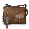 Ruil Men Canvas Multifunction Crossbody Bag Retro Handbags Travel Wear Resistance Shoulder Messenger Bags Leisure Package Bolsa