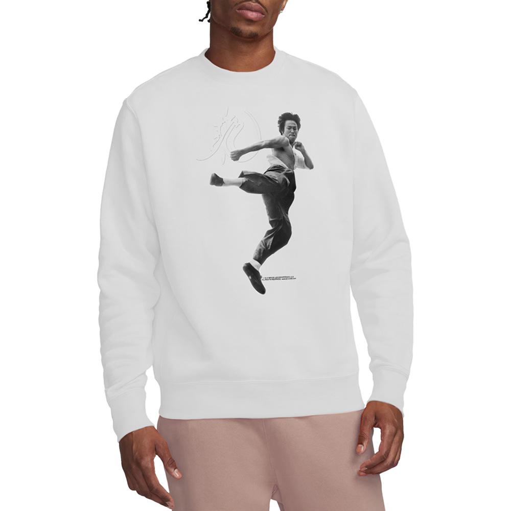 Bruce Lee Unisex Adult Flying Kick Sweatshirt