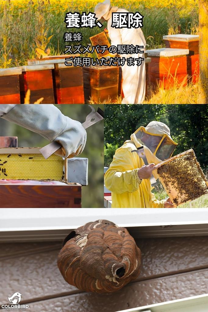 COLORBIRD Beekeeping Tool, Stainless Steel Multi-Function Hive Scraper for Bees, Hives, and All-Purpose Beekeeping Supplies for Bees and Wasp Removal