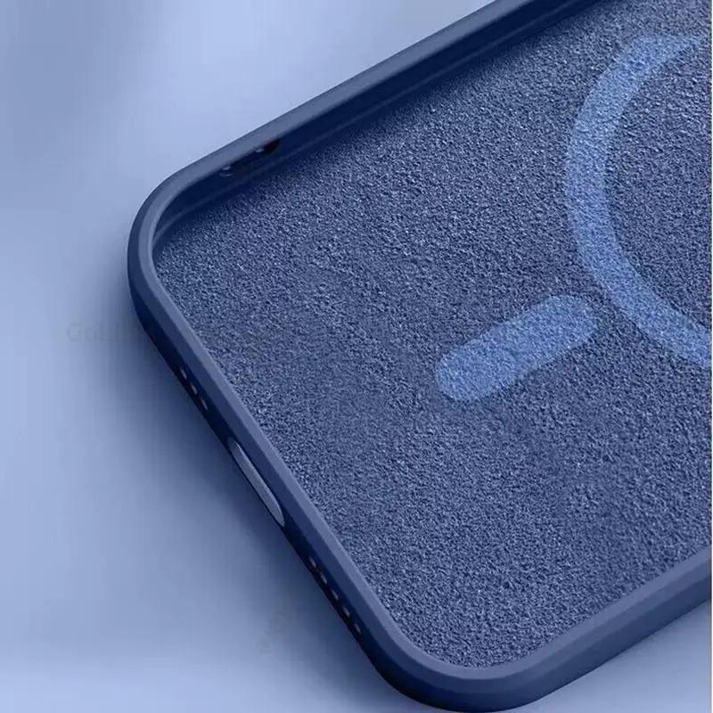 Pro Magsafe silikonové pouzdro na telefon pro iPhone 16 Pro Max Graffiti Magnetický kryt Magsafing pro Apple 15 13 12 Pro Max 14 16 Pro 7 8 Plus SE 2022 Fundas