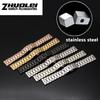 Watch Bracelet For Any Brand Wristband Stainless Steel 14 15 16 17 18 19 20 21 22 23 24mm with Curved Strap Accessories Bands