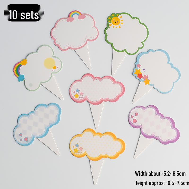 Happy Birthday Rainbow Cake Topper with Writable Greeting Card