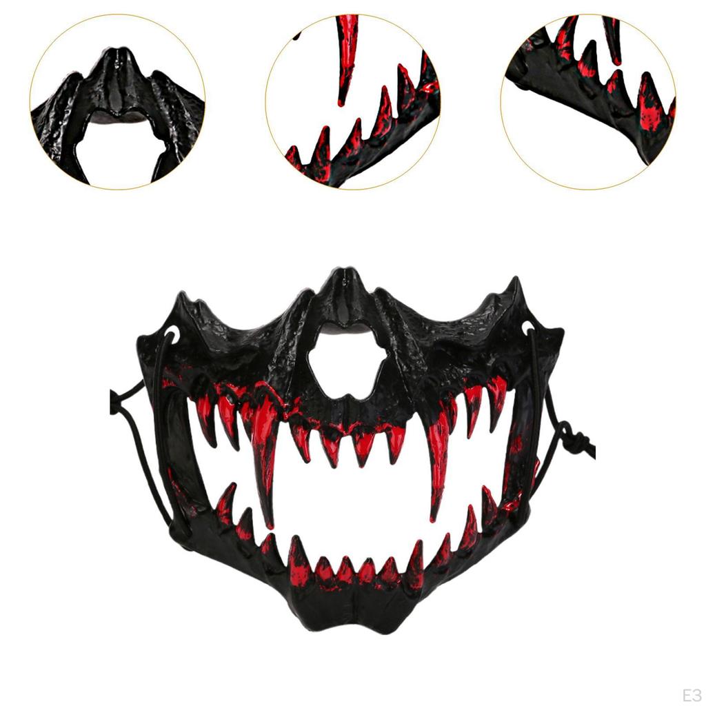 Maska Halloween Cosplay Zwierzęcy Szkielet Straszny na Święta Role Playing