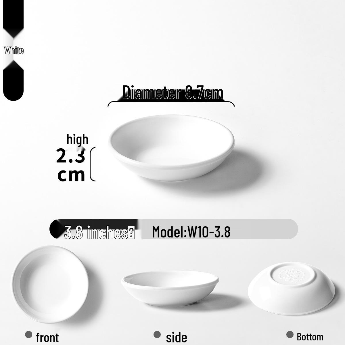 

Two-Color Round Melamine Dipping Sauce Plate for Buffets and Hot Pot Restaurants