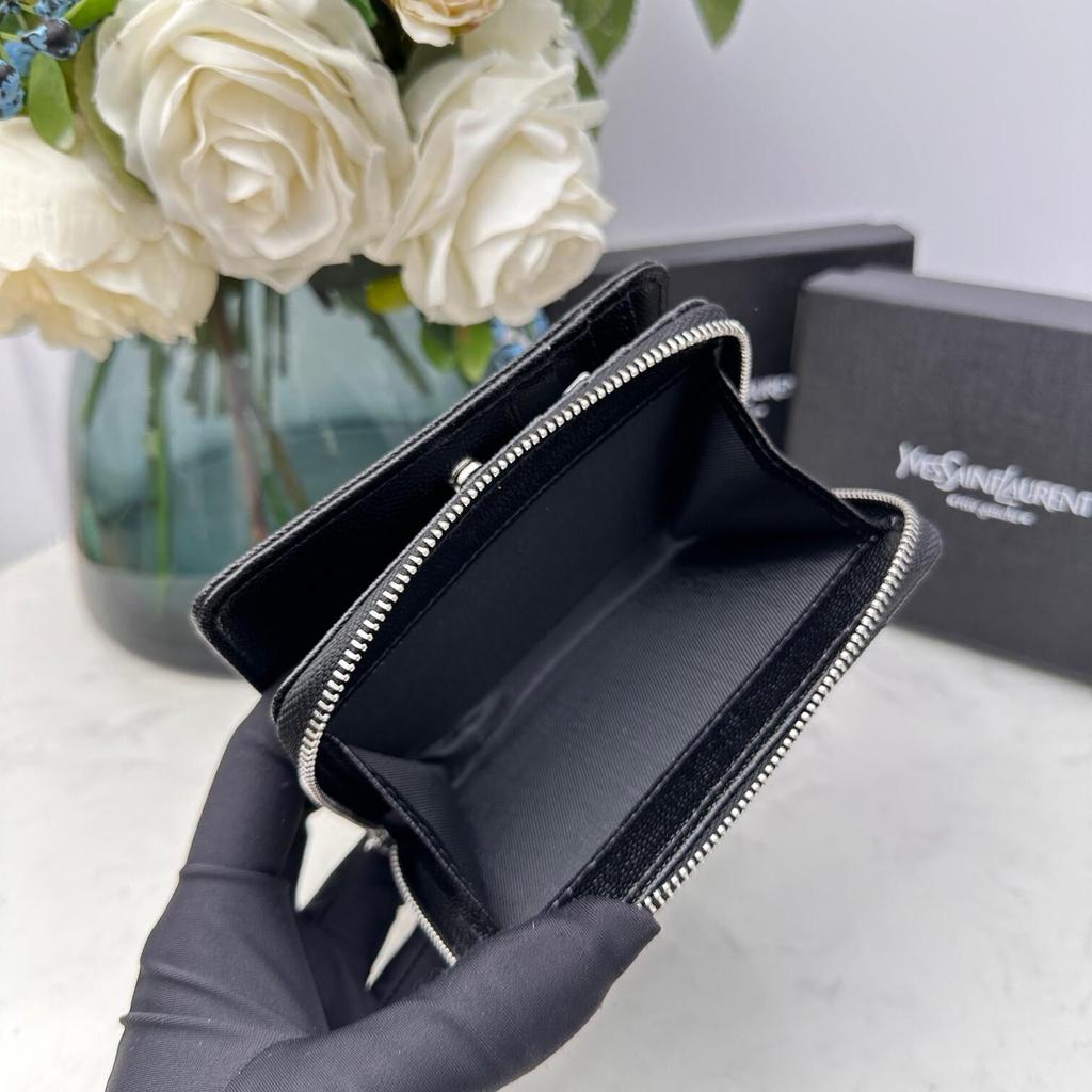 Women's Diamond Pattern Lambskin Card Holder & Coin Purse - Ultra-thin, Genuine Leather, Multi-Slot Design