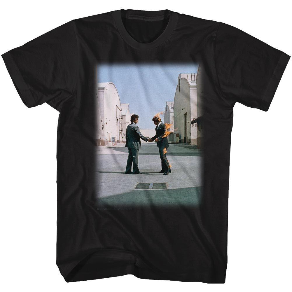 Розовая футболка Pink Floyd Wish You Were Here Fire Black 3XL