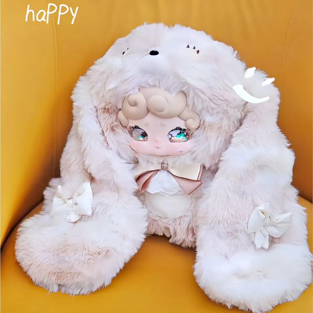In Stock Lucky Deer Nai Sweet Tea Bunny 600% Big Doll Blind Box Quicksand Eyeball Detail Embroider The Best Gift