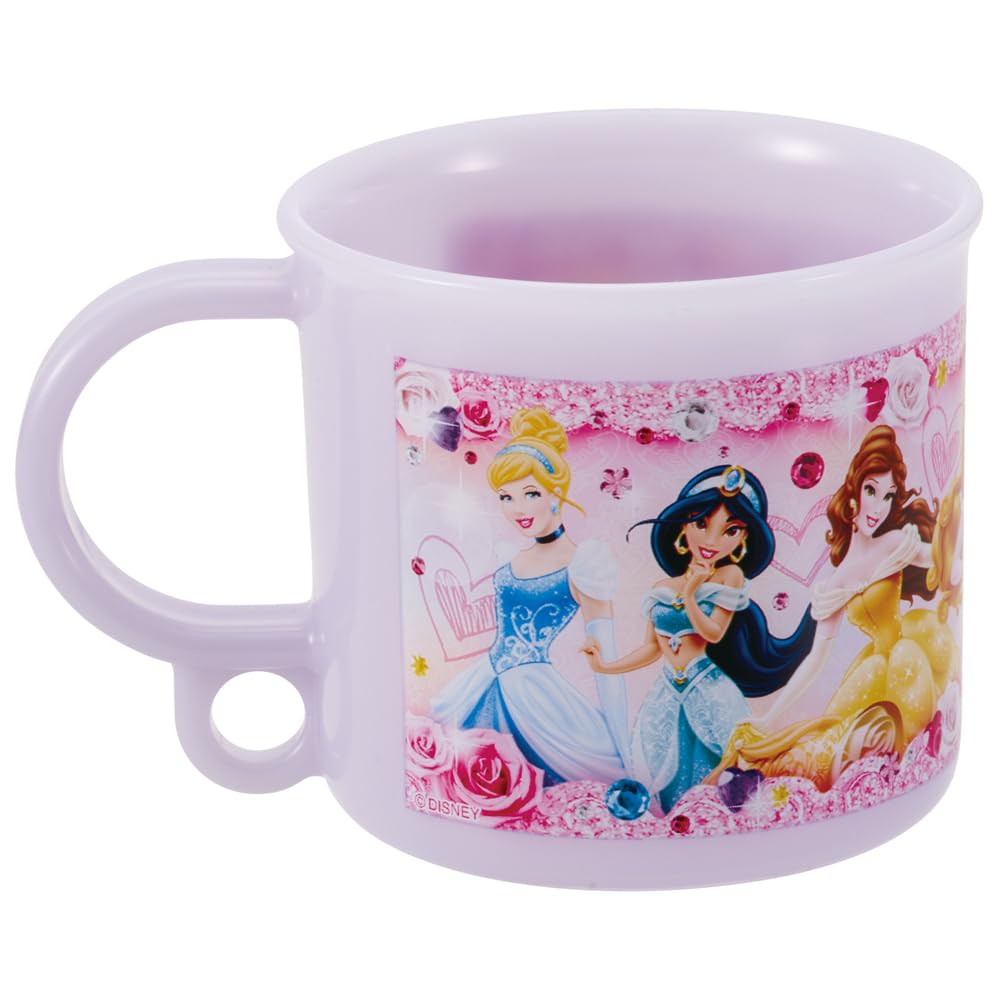 Skater Antibakteriální hrnek Disney Princess 24 200ml Vhodný do myčky Narex Vyrobeno v Japonsku KE5AAG-A