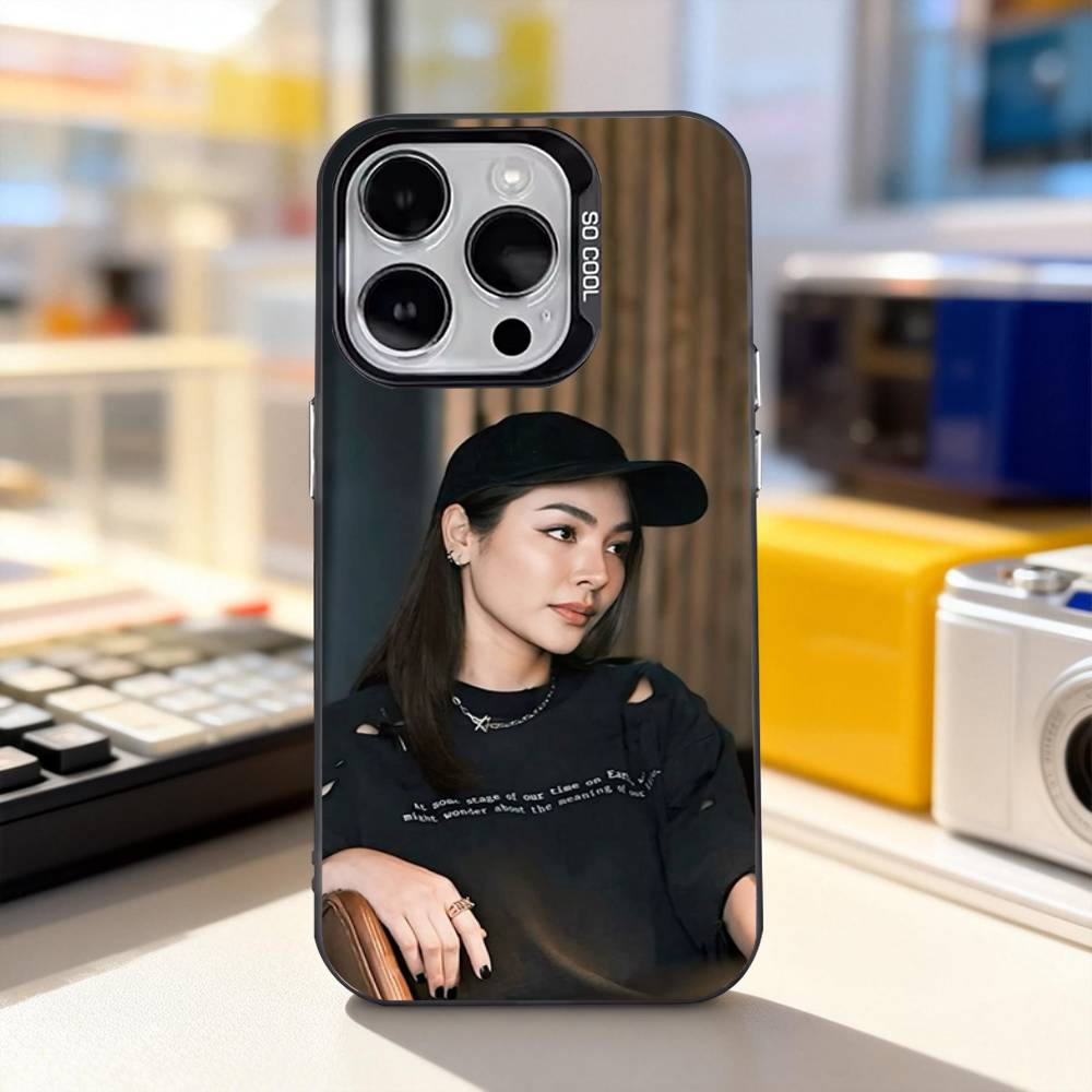 

F-Faye Peraya Malisorn Phone Case For iPhone 17,16,15,14,13,12,11,Pro,XS,Max,Plus,Mini,SE4,E IMD Matte Black iPhone17promax