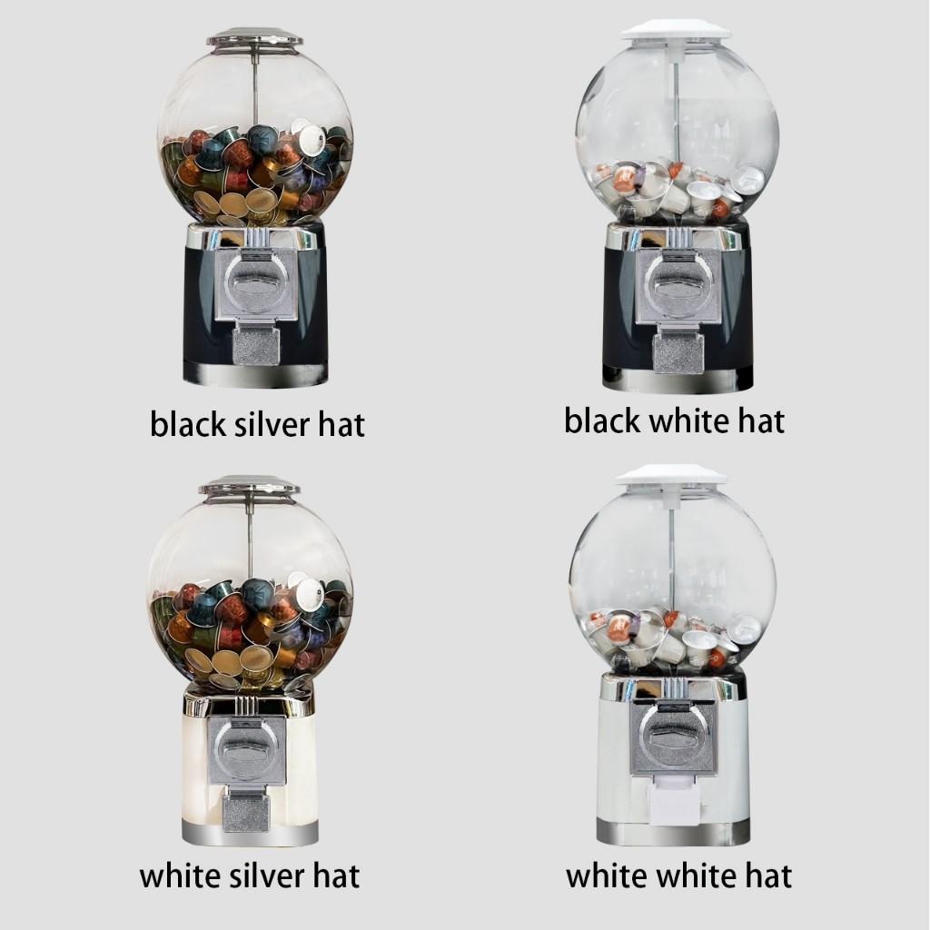 Kapsel-Kaffeemaschine Kleine Gachapon-Automaten Süßigkeiten-Snack-Aufbewahrung Blind Box-Automat 25cm*25cm*42cm