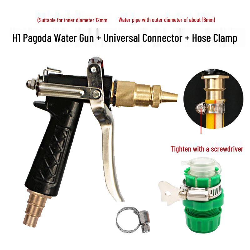 Mosiężna dysza i szczotka do mycia samochodu pod wysokim ciśnieniem