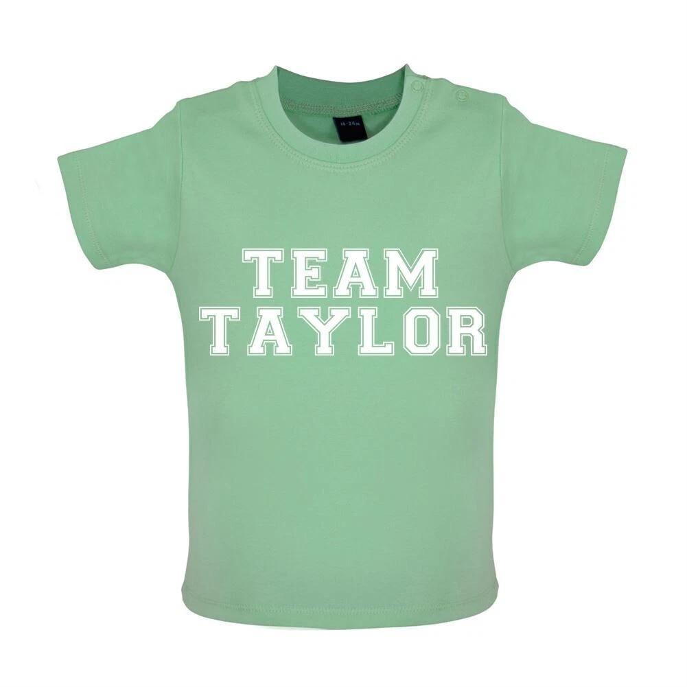 Team Taylor - Baby T-Shirt / Babygrow - Music Music Musician Tour Gig Eras Love Fan 140